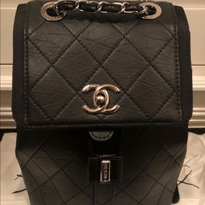1 DAY ONLY! $ LOWERED! Chanel mini caviar backpack